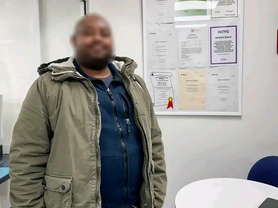 Elev 3 med sitt nya körkort